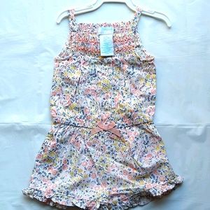 COPY - Baby girl jumpsuit floral. Size 12M.